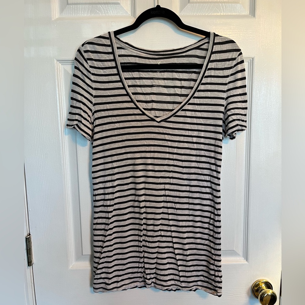 american eagle soft and sexy striped tshirt
